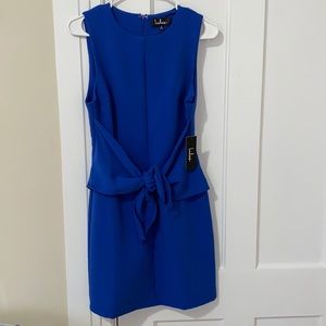 Lulu’s Royal Blue Front Tie Dress